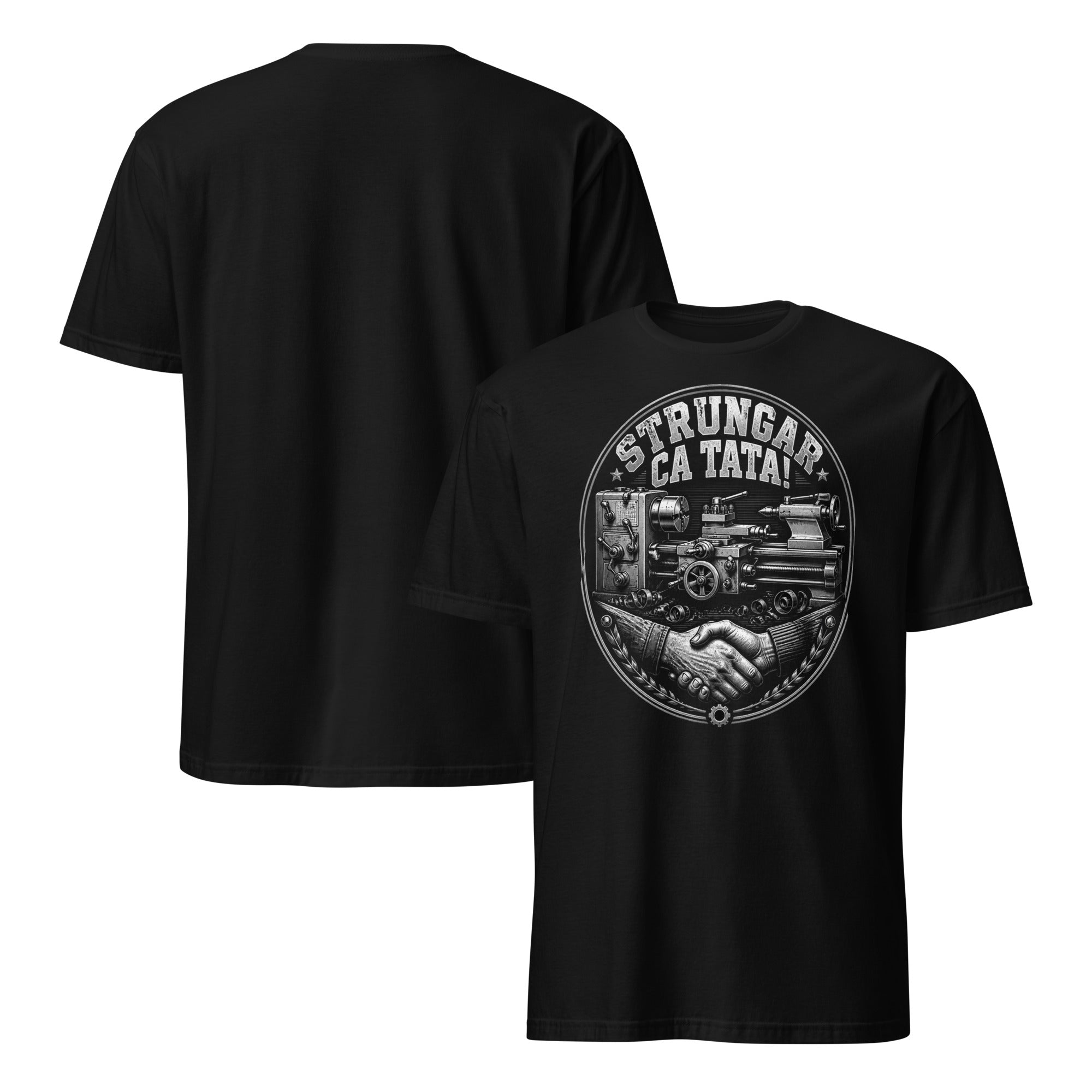 Tricou oficial Strungar ca tata - producție CNC HUB Club
